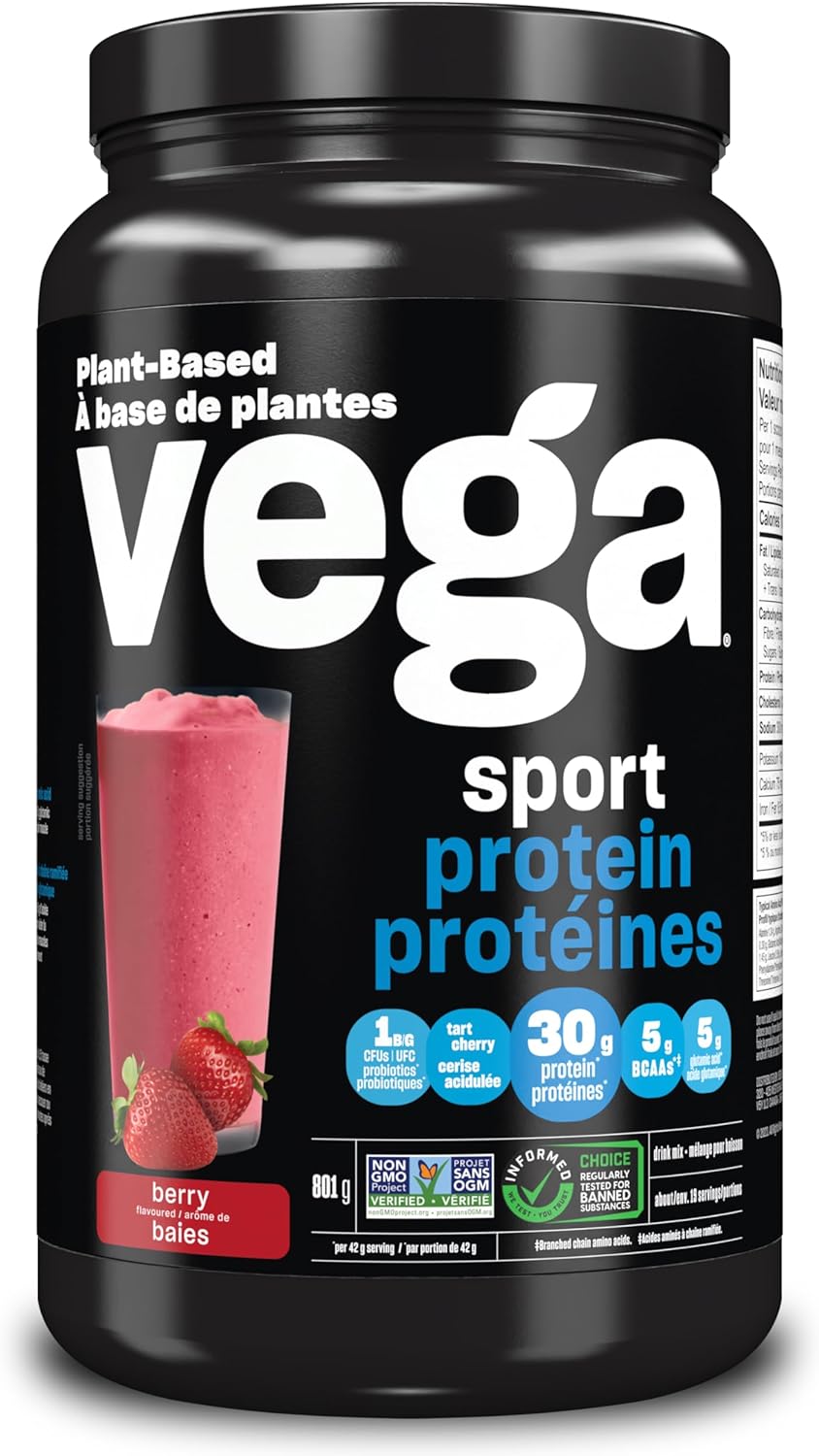 Vega Sport Protein Powder plantbased protein Delicious chocolate